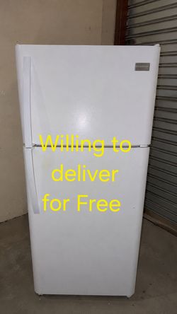 Frigidaire Refrigerator – 30" x 30" x 66" – Good Working Condition