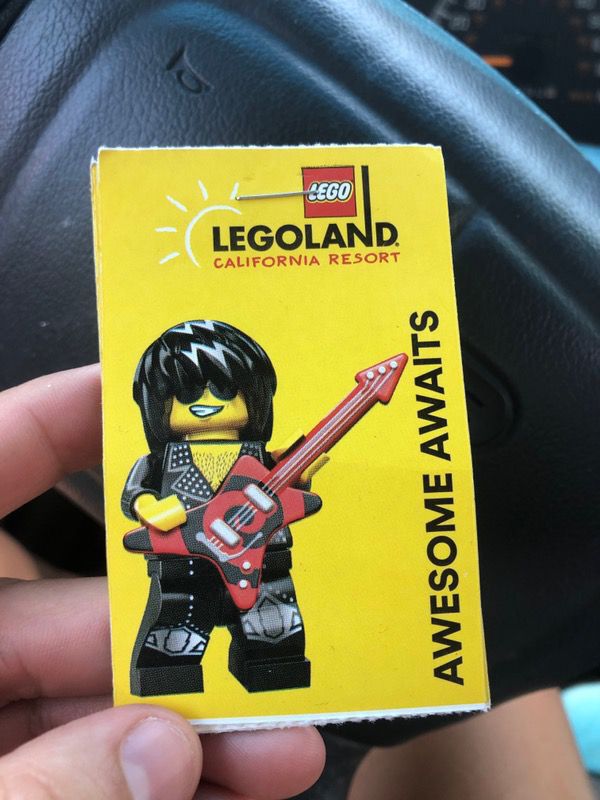 4 tickets to lego land -park hoppers