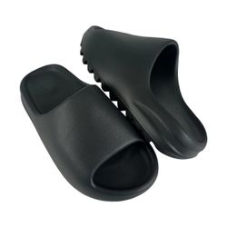 Yeezy Slides Mens 15 Onyx Black YS-01 Slip On Comfort Sandals Athleisure Kanye