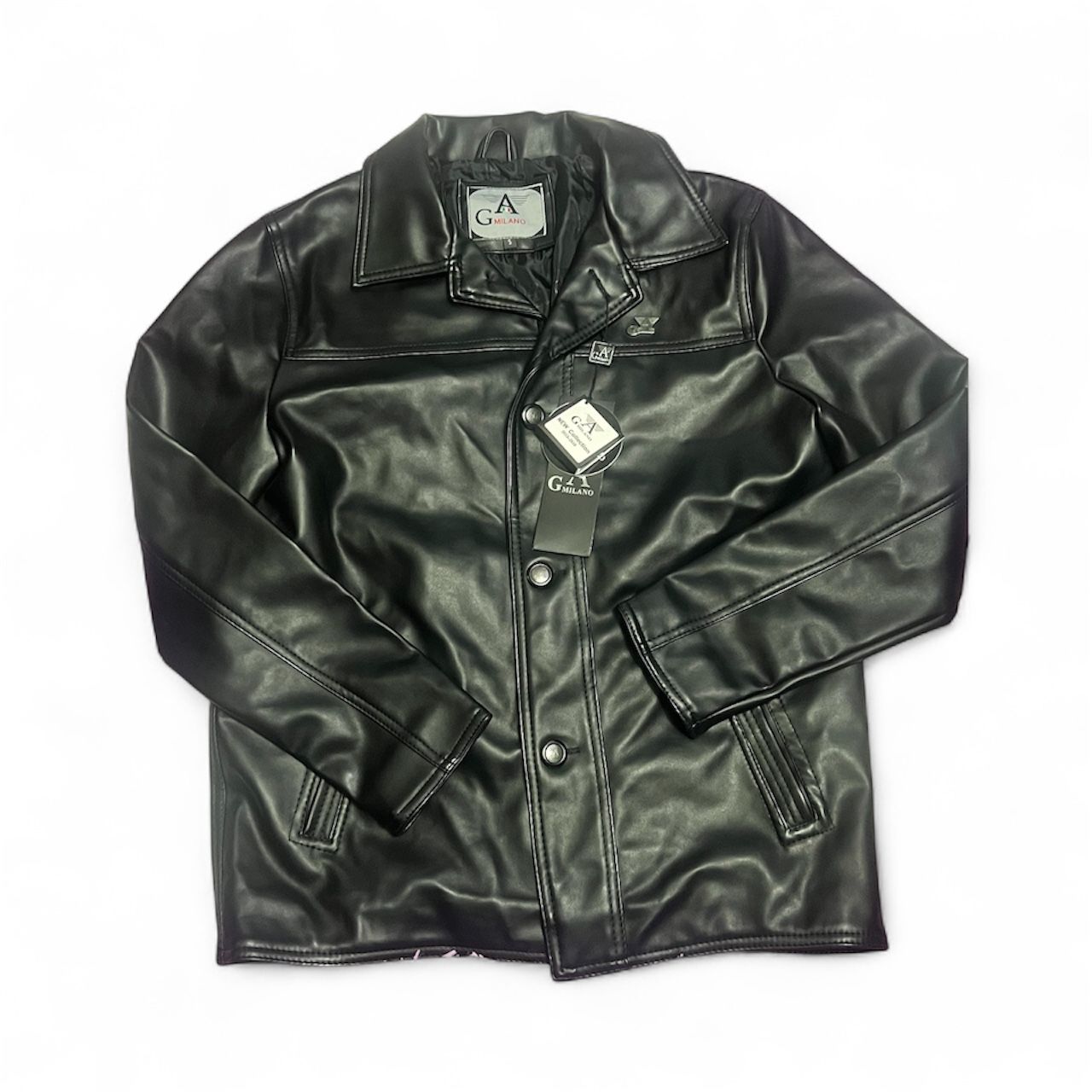 Leather Jacket AG Milano Italy