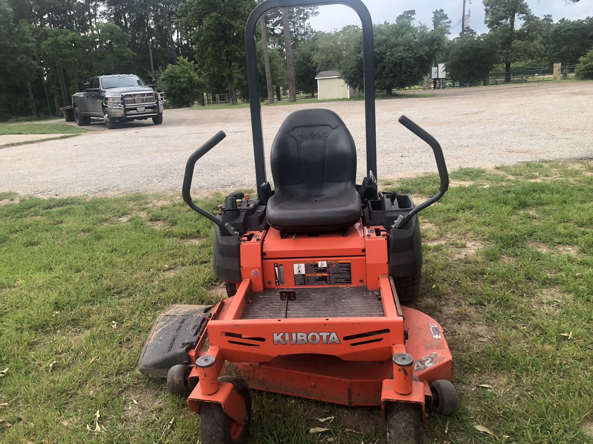 42 inch 0 turn Kubota mower. Drives great very clean low hours.