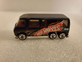 Black GMC Motorhome - Loose Hot Wheels Blue Card #208 1:64 Diecast - CLEAN NM