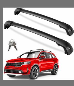 Kinggeri cross bars for Kia Sorento with raised cross bars