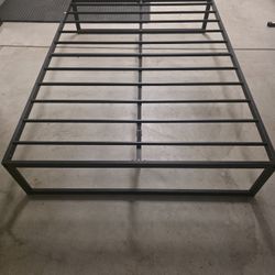 Bed Frame And Memory Foam Mattress 