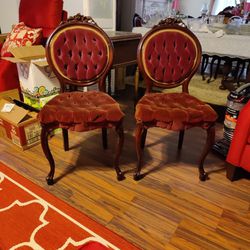 6  Victorian Chairs. 