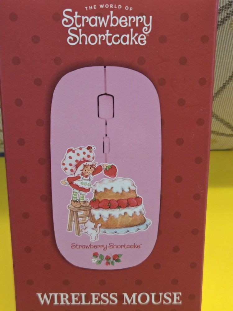 Strawberry Shortcake Mouse Wireless USB Connector Included