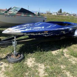 1972 Hallett Jet Boat Cruzer Drag Race 