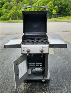 Weber Spirit S-210 Propane Gas Grill, Stainless Steel