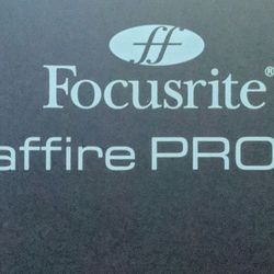 Focusrite Saffire PRO24 And Power Supply (Works With MacOs High Sierra Or Older)