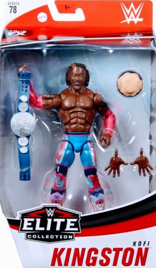 New WWE Elite Collection Kofi Kingston Action Figure.