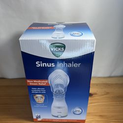Vicks Personal Steam Inhaler for Congestion Relief and Coughs. Soft Face Mask for Targeted Steam. More Relief When Used with VapoPads. Brand New $40 M