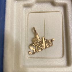 14kt #1 Sister Charm 