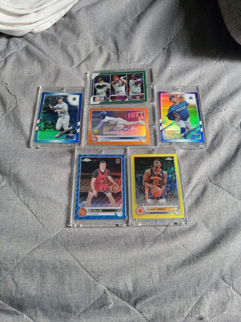 Topps Chrome Number Card LOT