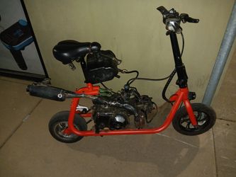 125cc Dirt Bike Engine On Gas Scooter 4 Gears