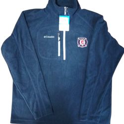 Chicago Fire Original Logo Columbia Fast Trek III Half Zip Fleece Jacket 
