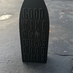 Light Up Wine Sign