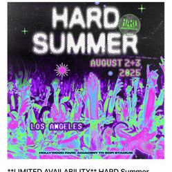 Hard Summer 2025 2 Day VIP
