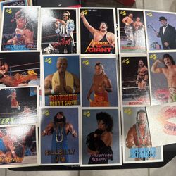Lot Of Classic World Wrestling Federation Cards