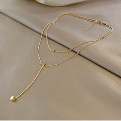 New Minimalist Double Layers Necklace, Pick 2 Jewelry Free Shipping 