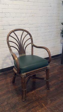 wicker chair art nuevo style