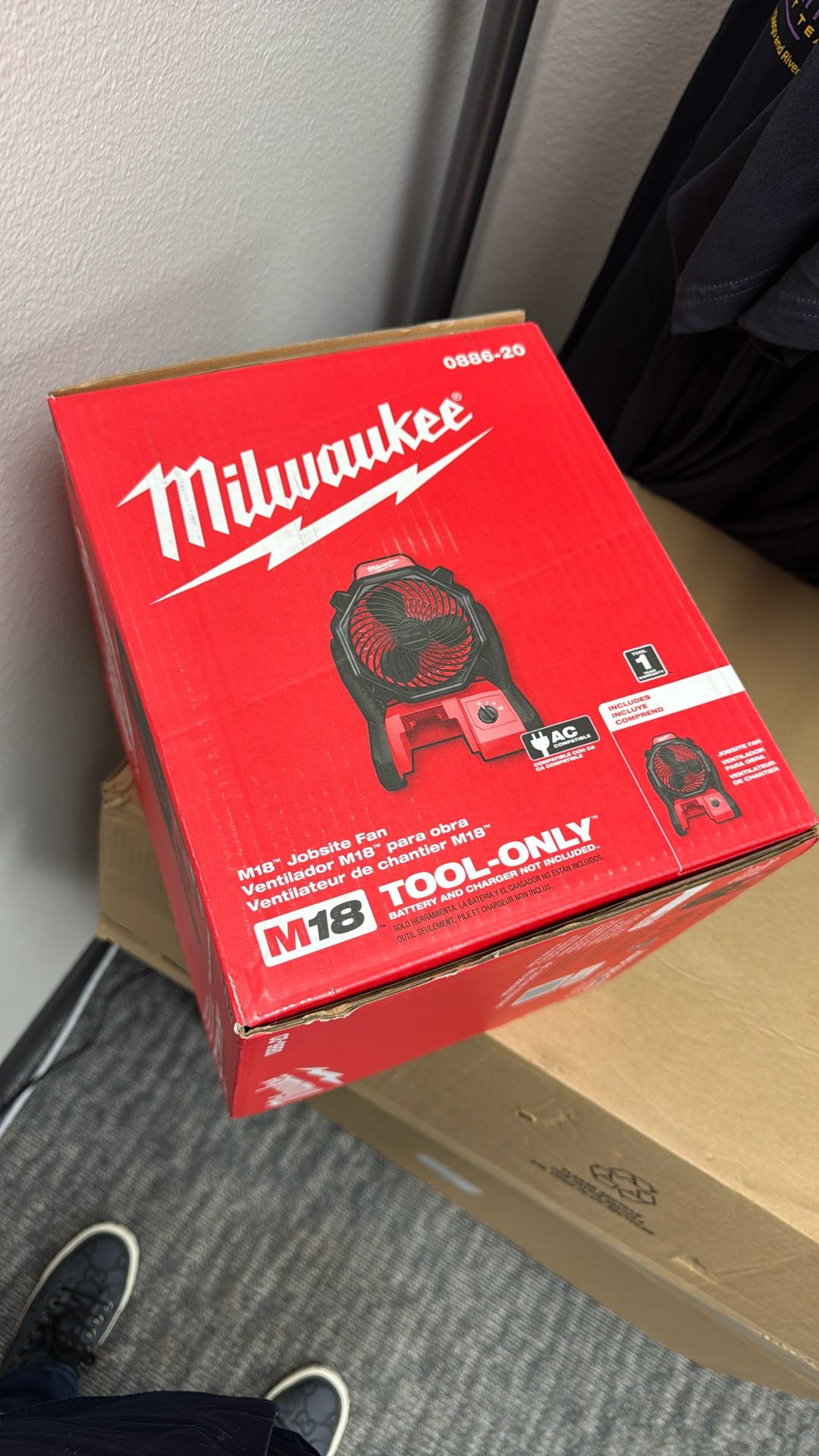 MILWAUKEE M18 FAN BRAND NEW