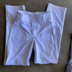 White Baseball Pants 