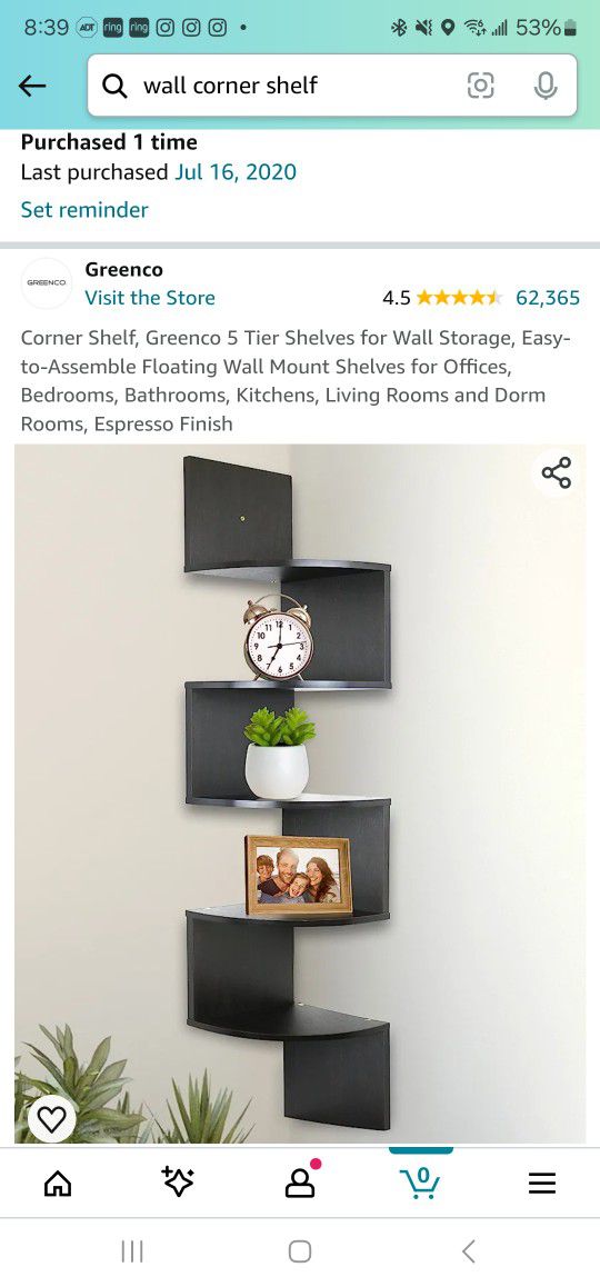 Corner Wall Shelves