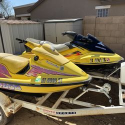 2004 Seadoo GTX 4-Tec and 1996 Seadoo XP with Trailer 