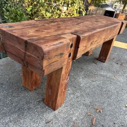 Massive Timber Benches