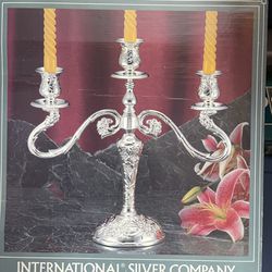 Silver Plated candelabra 