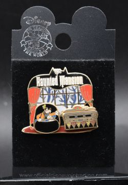 Disney Halloween 2002 Haunted Mansion Goofy & Donald Slider Pin (C9)