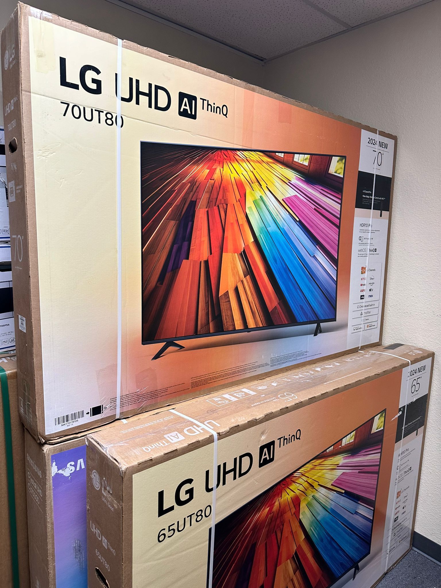 70” LG UT80 4K UHD Smart Tv
