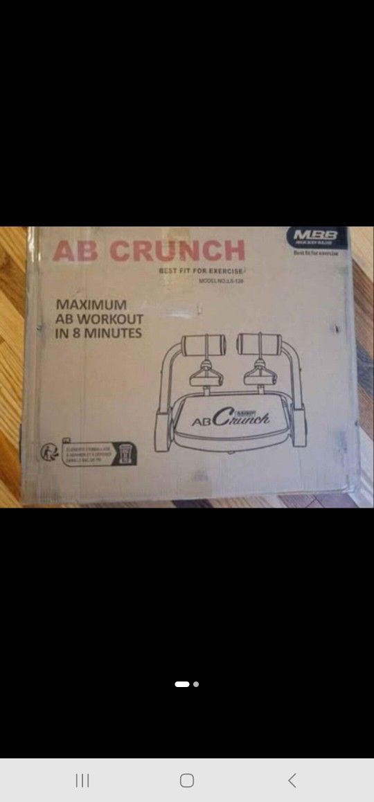 New Ab Crunch Machine