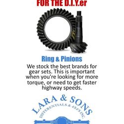 Ring & Pinions For GM, Ford, & Dodge