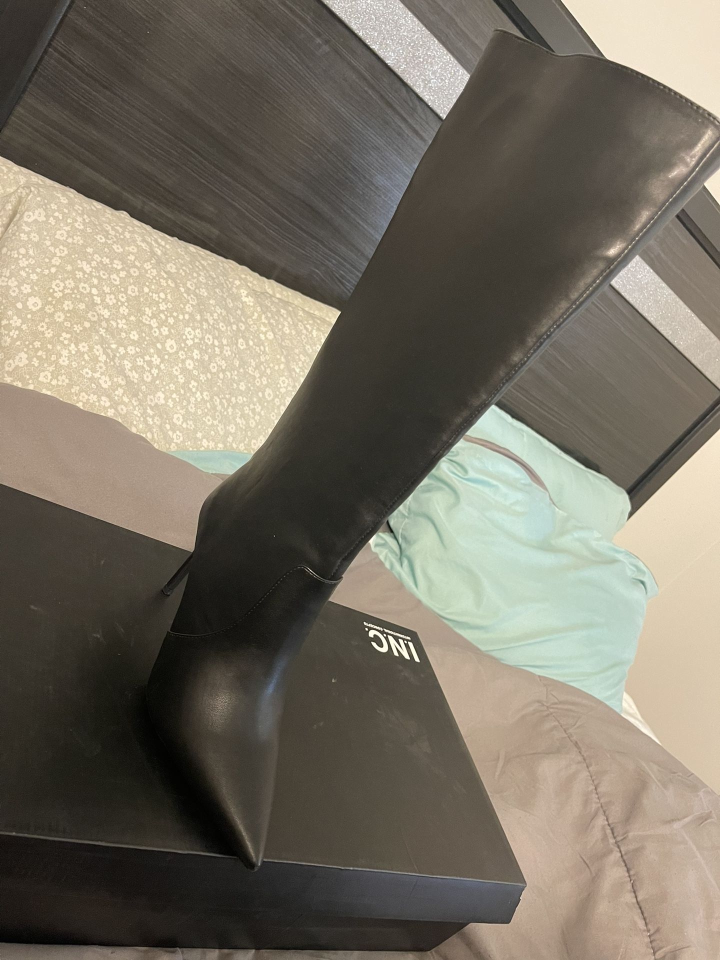 INC Knee High Pointed Heel Boots