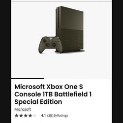 Xbox One S Battlefield Edition