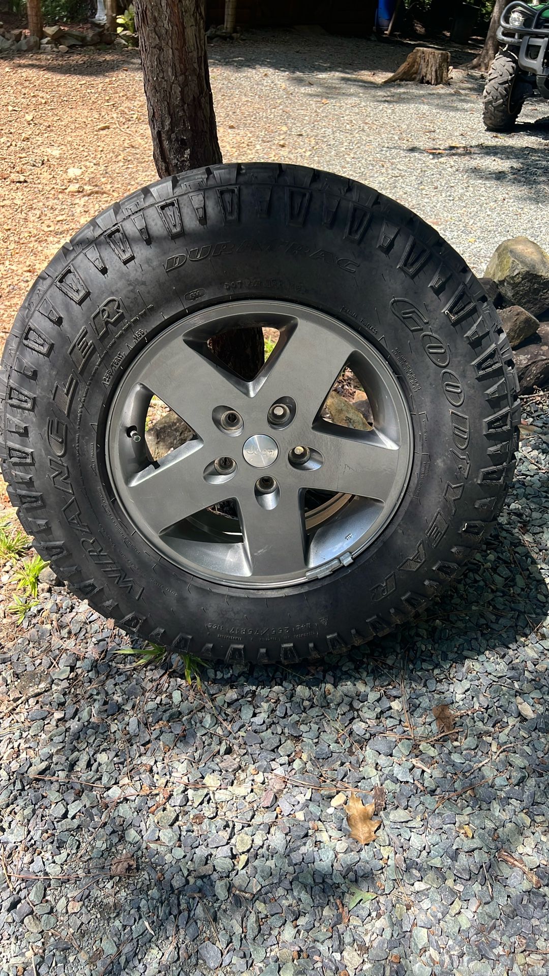 One Tire And Rim For JK Wrangler