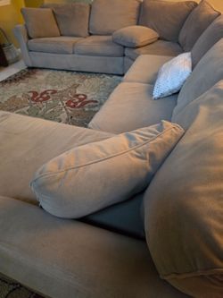 Comfortable 4-Piece Sectional Sofa with Chaise – $850 OBO