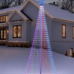 Member's Mark 12' Pre-Lit Multicolor Lightshow Tree