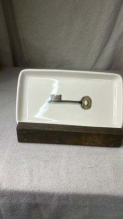 Rae Dunn Gold Key Trinket Tray