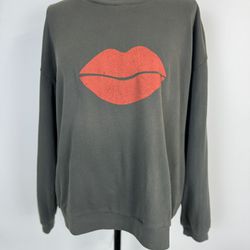 Red Lips Sweatshirt 
