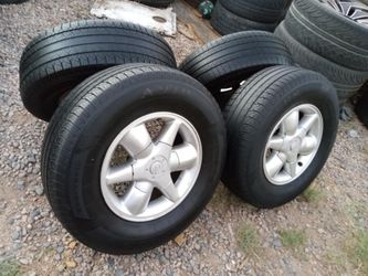 RIMS 16X7....255/70R16....6 LUGS FIT TOYOTA TACOMA NISSAN XTERRA NISSAN IZUSO RODEO HONDA PASPORT NISSAN FRONTIER NISSAN PATHFINDER 