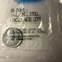 1943 Steel Penny Uncirculated 