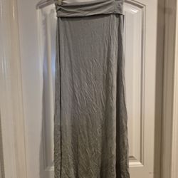 Long Skirt With Fold Over Top