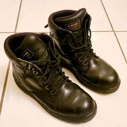 Dr Martens Men's Industrial Steel Toe Safety Boots Black Mens 9 Womens 10 