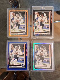 🔥 Caleb Williams Bears Lot – Black Pandora /25, Orange Scope /79, No Name Holo & Press Proof 🔥