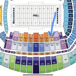 Seahawks Charter Season Tickets Sect 132 Games For Sale