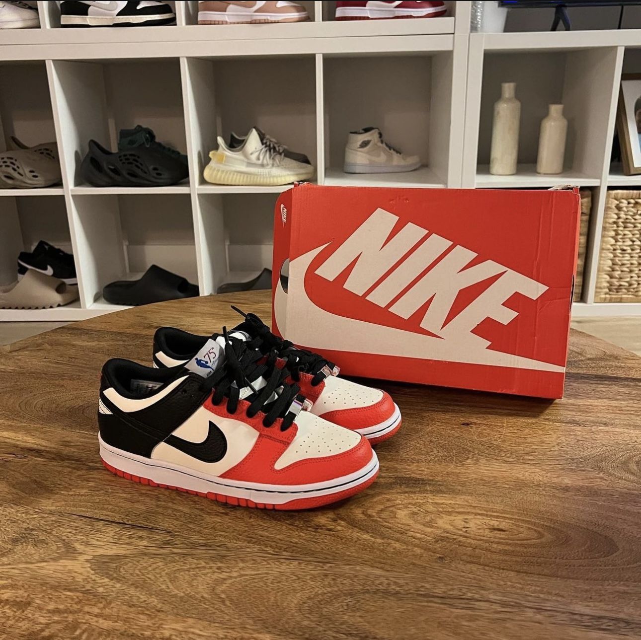 Nike Dunk Low Chicago 75th Anniversary Nike Dunk Low EMB 75th Anniversary Chicago Release Date  main image 3