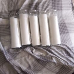 Candles Plain White