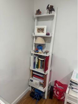White Ladder Bookshelf $10